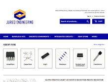 Tablet Screenshot of juriedengineering.com